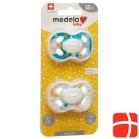 Medela Baby Soother Night & Night 18+ Animals 2 pieces