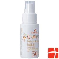 Uvbio Sonnenmilch für Babies SPF 50 Bio Flasche 50ml