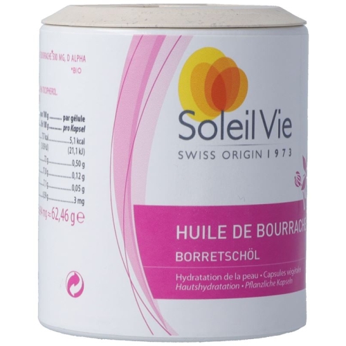 Soleil Vie borage oil Kaps 694 mg cold pressed organic 90 pcs