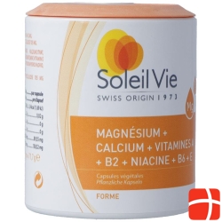 Soleil Vie Magnesium Calcium + Vit Kapseln 100 Stück