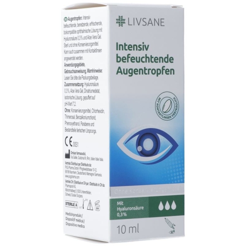 Livsane Intensiv Befeucht Augentropfen Flasche 10ml buy online