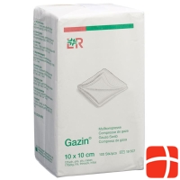 Gazin Faltkompressen 10x10cm 12-fach Rk 100 Stück
