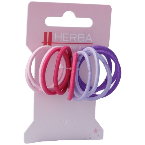 Herba Kids Hair ties 3cm pink 12 pcs