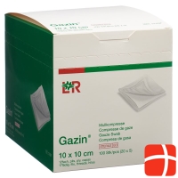 Gazin Set Kompre 10x10cm 12 Fach Steril 20x 5 Stück