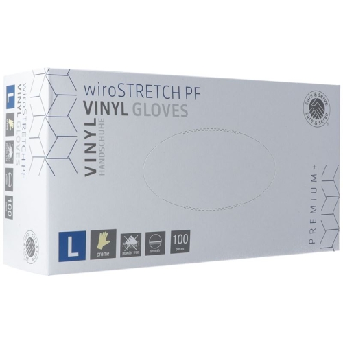 Gribi Untersuchungs-Handschuhe Vinyl L Puderfrei Unsteril 100 Stück buy online