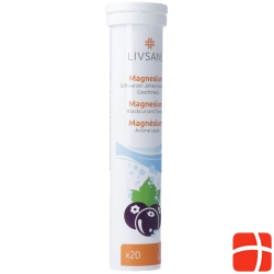 Livsane Magnesium Schwarzer Johannisbeeren 20 Stück