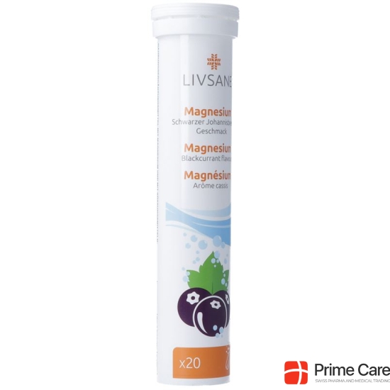 Livsane Magnesium Schwarzer Johannisbeeren 20 Stück buy online