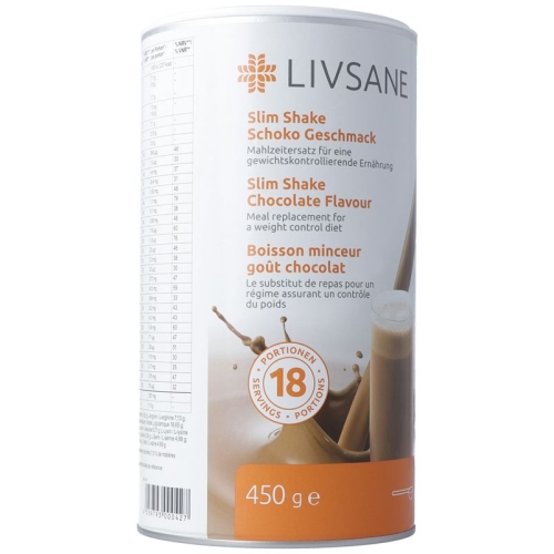 Livsane Slim Shake Schoko Geschmack 450g buy online