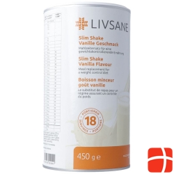 Livsane Slim Shake Vanille Geschmack 450g