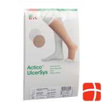 Actico Ulcersys Unterstrumpf S Lang Weiss 3 Stück