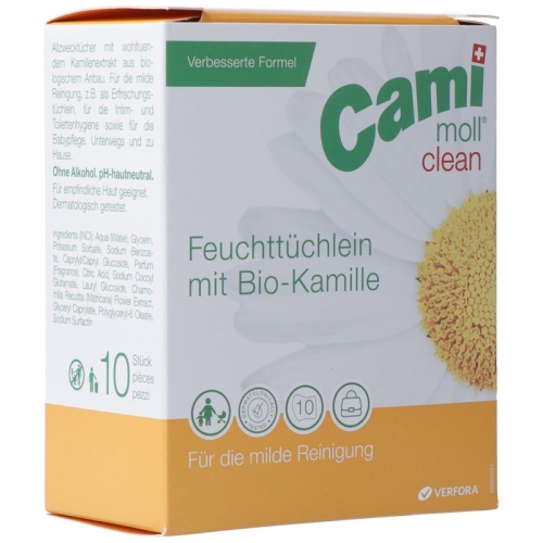 Cami Moll Clean Feuchttücher Nf Box 40 Stück buy online