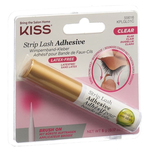 Kiss 24 Hr Strip Eyelash Adhesive Clear buy online