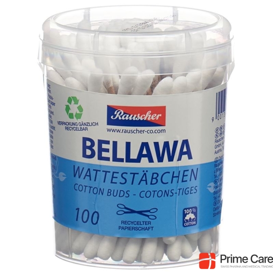 Bellawa Wattestäbchen Runddose 160 Stück buy online