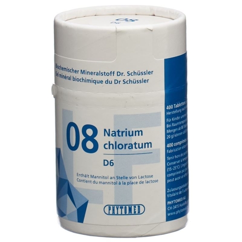 Phytomed Schüssler Nr. 8 Tabletten D 6 Lactosefrei 2000 Stück buy online