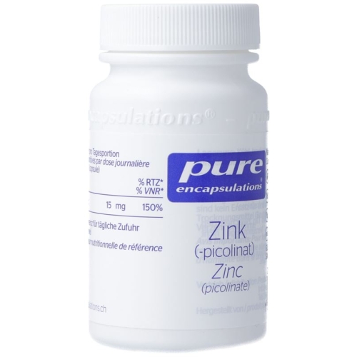 Pure Zink Kapseln 15mg Neu Dose 60 Stück buy online