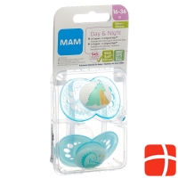 Mam Day & Night Nuggi Sil 16-36m 2xorig 1xnight