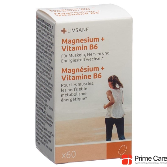 Livsane Magnesium + Vitamin B6 Tabletten Dose 60 Stück buy online