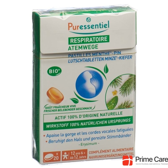 Puressentiel Lozenges Mint Pine 18 pieces buy online