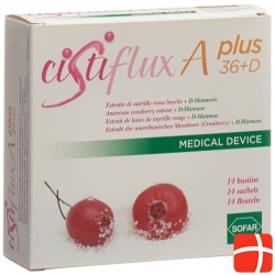 Cistiflux A36 + DMannose dietary supplement Cranberry 14 Btl 5 g