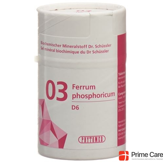 Phytomed Schüssler Nr. 3 Ferr Phos Tabletten D 6 100g buy online