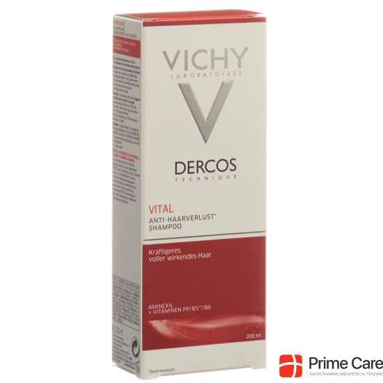 Vichy Dercos Vital Anti-Hair Loss Shampoo with Aminexil 200ml buy online