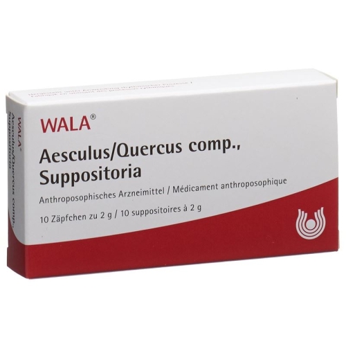 Wala Aesculus/quercus Comp Zäpfchen 10x 2g buy online