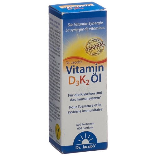 Dr. Jacob's Vitamin D3K2 Öl 20ml buy online