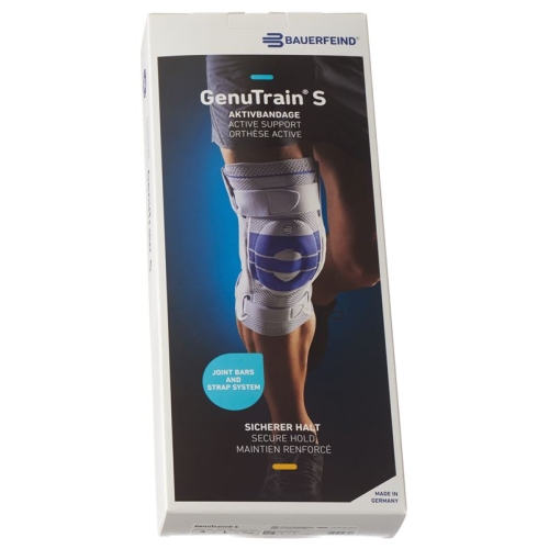 Bauerfeind GenuTrain S Aktivbandage Knie Grösse Links 4 Titan buy online