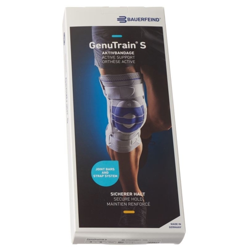 Bauerfeind GenuTrain S Aktivbandage Knie Rechts Grösse 3 Titan buy online