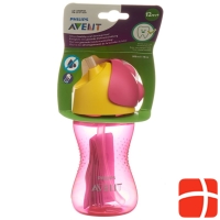 Avent Philips Straw Cup 300ml Girl Pink