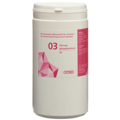 Phytomed Schüssler Nr. 3 Ferr Phos Tabletten D 6 1kg buy online