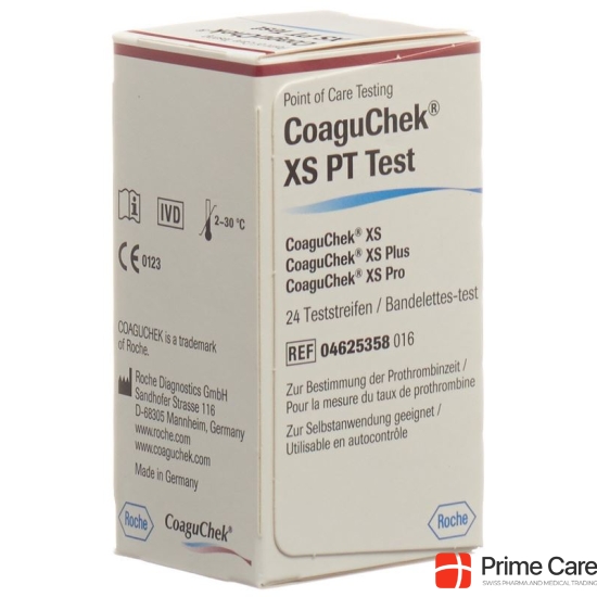 COAGUCHEK XS PT Teststreifen