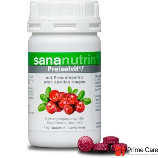 Sananutrin Preiselvit F Tabletten Dose 300 Stück buy online