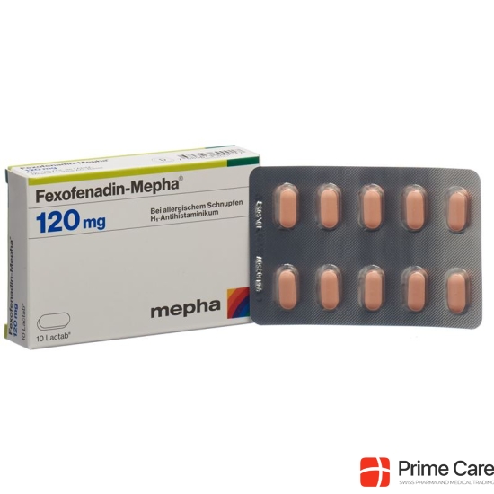 Fexofenadin Mepha Lactab 120mg 10 Stück buy online