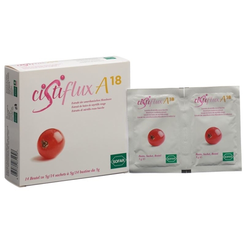 Cistiflux A18 Nahrungsergaenz Cranberry 14 Beutel 5g buy online