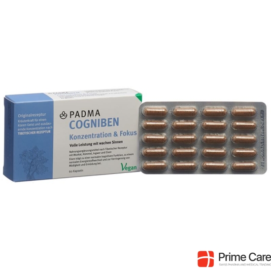 Padma Cogniben Capsules Blister 60 Piece buy online