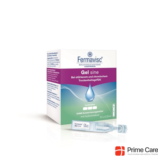 Fermavisc Gel Sine Augentropfen 20 Monodosen 0.35ml buy online