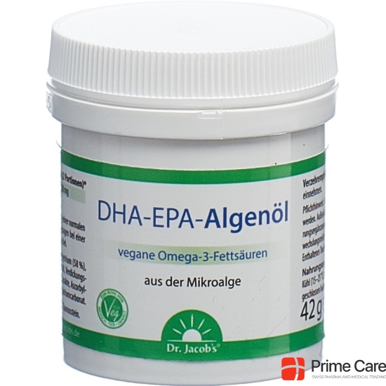 Dr. Jacob's Dha-epa-algenoel Kapseln Dose 60 Stück buy online