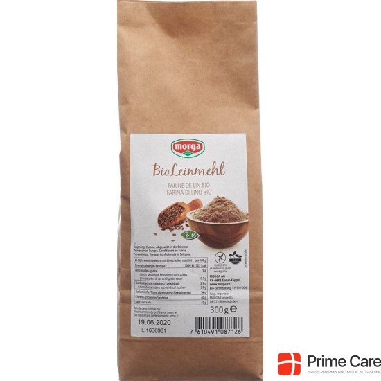 Morga Leinmehl Bio Glutenfrei Beutel 300g buy online