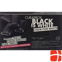 Curaprox Black Is White Kaugummi 12 Stück