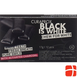 Curaprox Black Is White Kaugummi 12 Stück