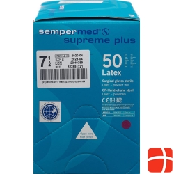 Sempermed Supreme Plus Op Handschu 7.5 St 50 Paar