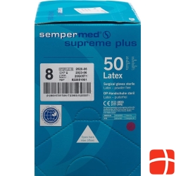 Sempermed Supreme Plus Op Handschu 8 St 50 Paar