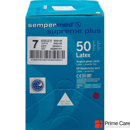 Sempermed Supreme Plus Op Handschu 7 St 50 Paar buy online