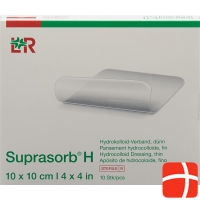 Suprasorb H Duenn 10x10cm 10 Stück