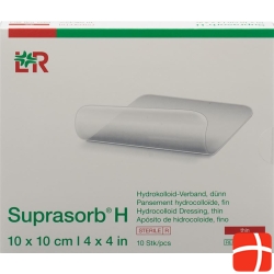 Suprasorb H Duenn 10x10cm 10 Stück