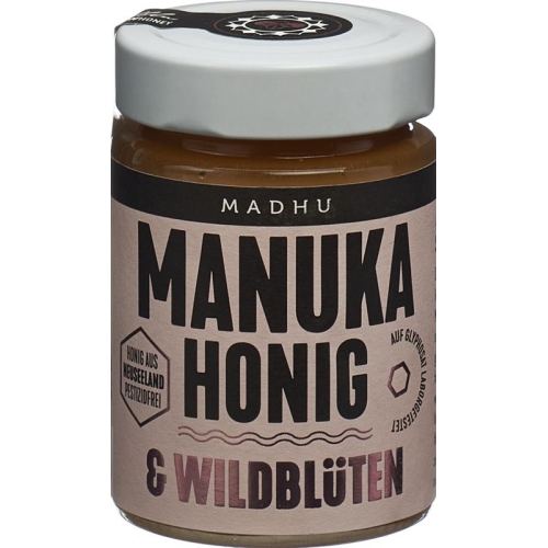 Madhu Honey Manuka Honig & Wildblüten Glas 250g buy online