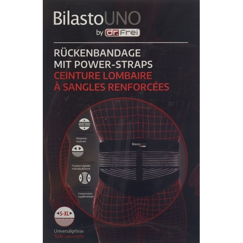 Bilasto Uno Back support S-XL with Power Straps buy online