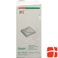 Gazin Faltkompressen 10x10cm 16-fach Unsteril 100 Stück