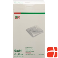 Gazin Faltkompressen 10x20cm 12-fach Set Steril 5 Stück